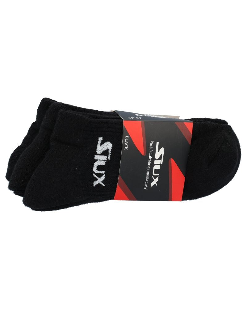 Chaussettes Siux Pack de 3 paires  Noir Médium