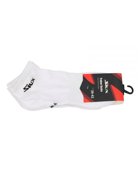 Chaussettes Siux  Dhaka pack de 3 paires Blanches courtes
