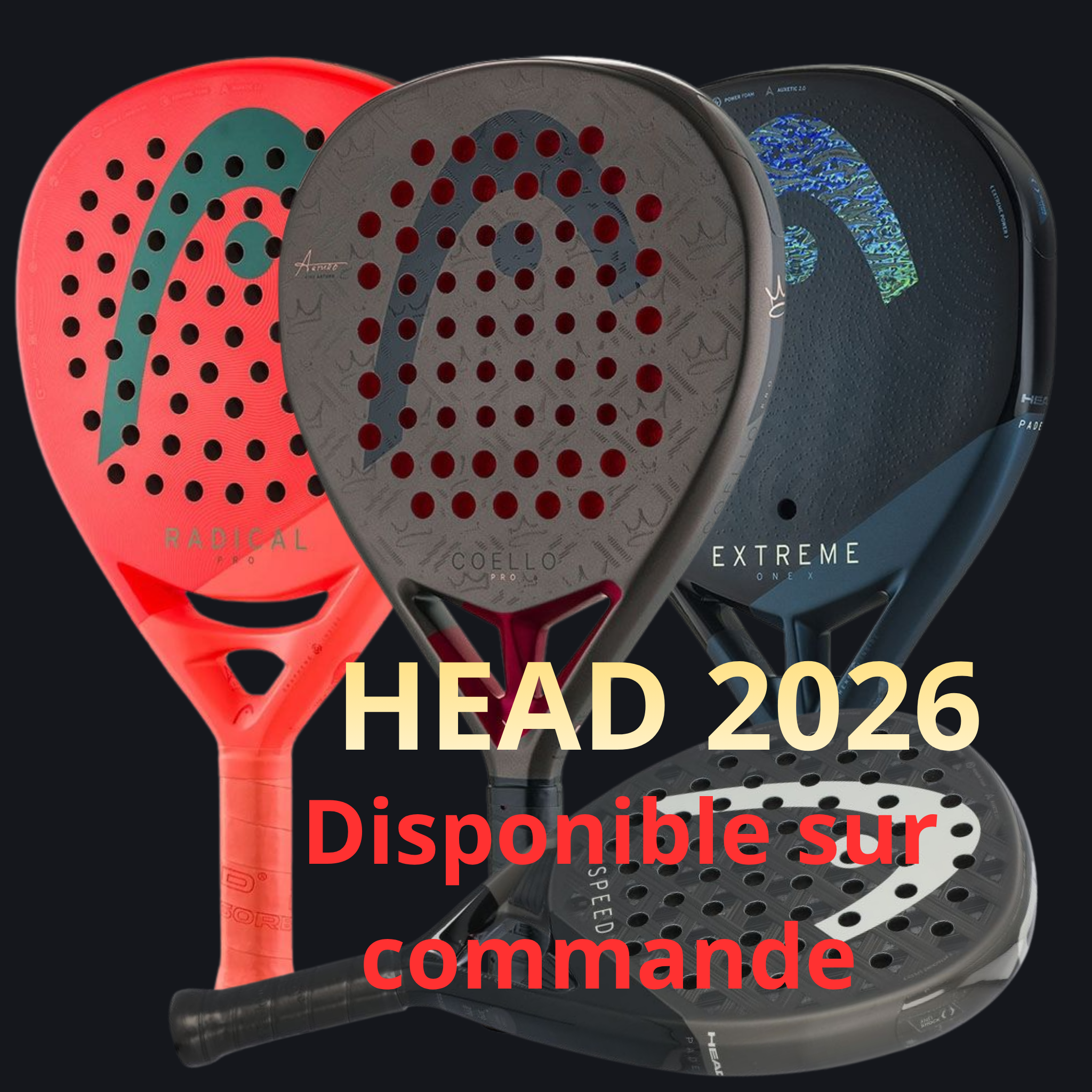 Gamme de raquette Head 2026